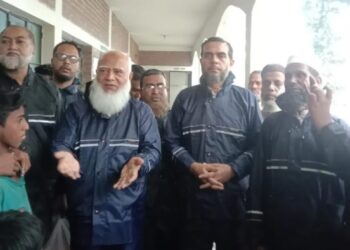 Jamaat Ameer relief distribution in Sylhet